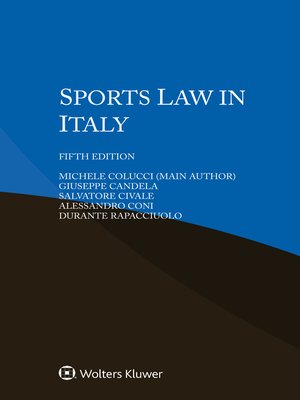 cover image of Sports Law in Italy